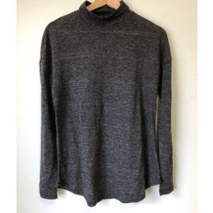 Soft grey?mock neck?size M